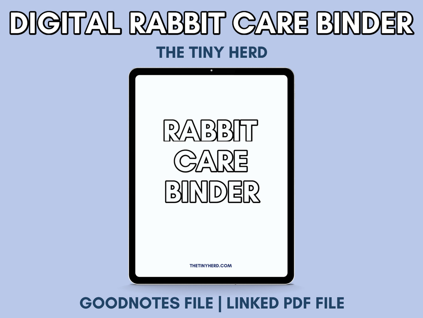 DIGITAL Rabbit Care Binder