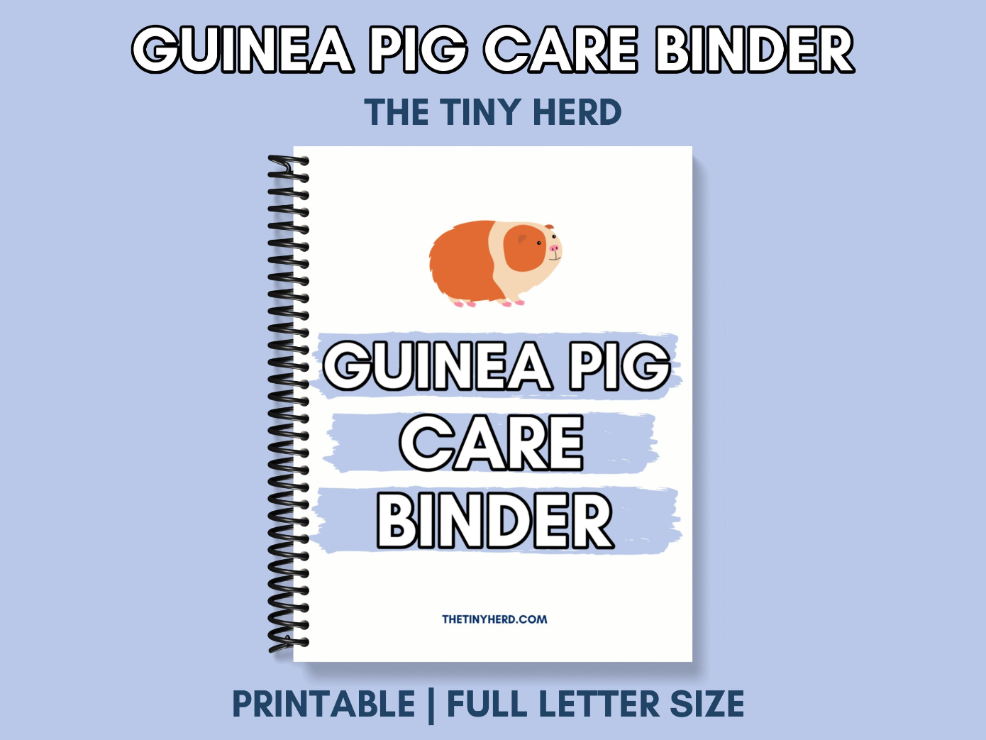 Guinea Pig Care Binder