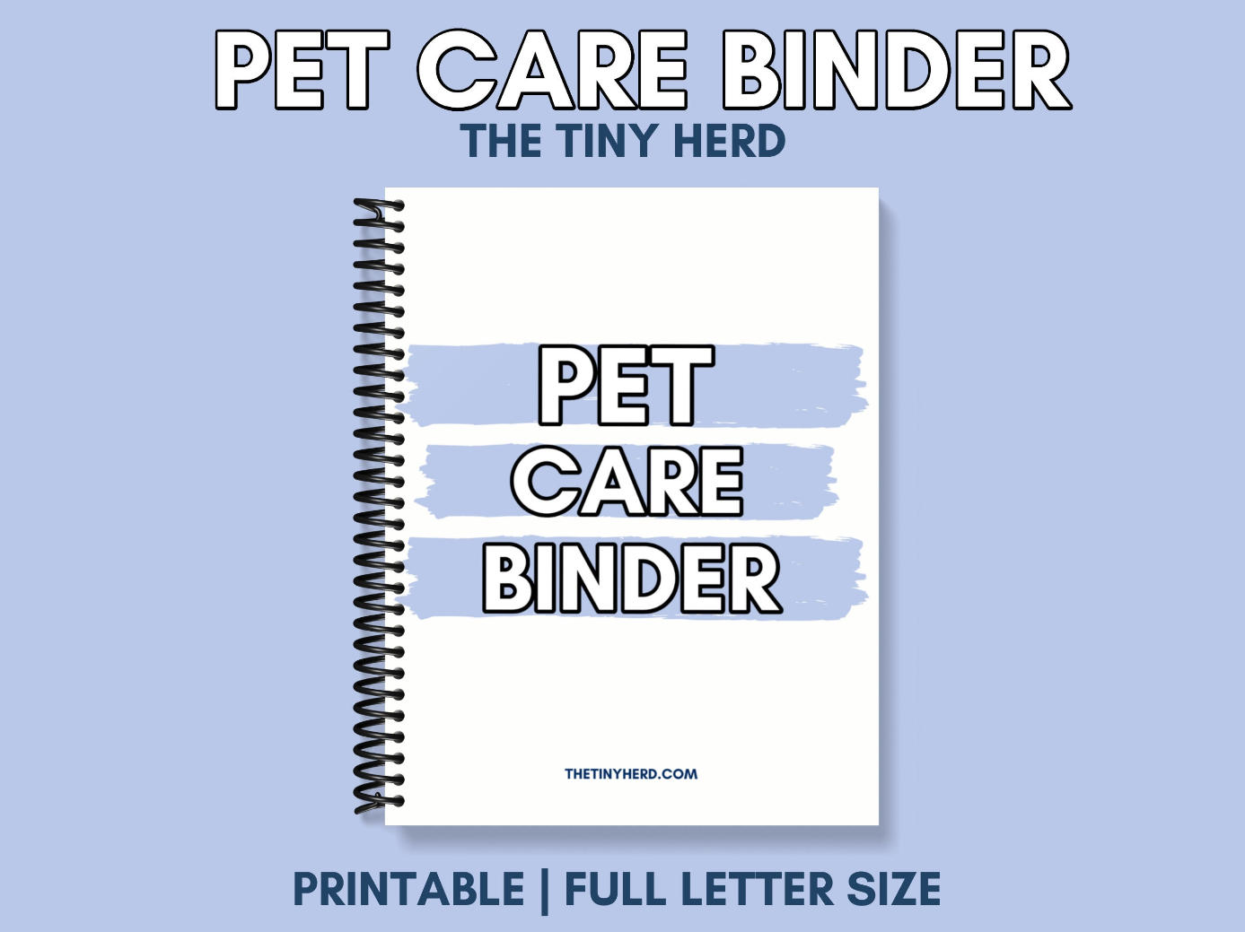 Pet Care Binder