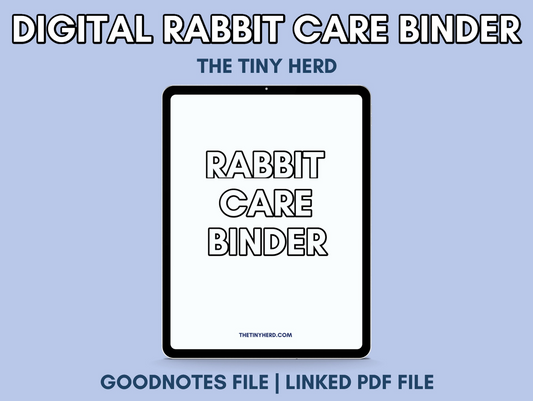 DIGITAL Rabbit Care Binder