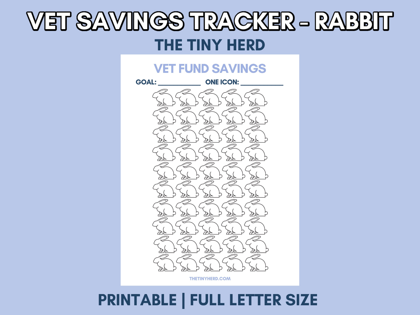 Rabbit Vet Savings Tracker